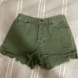 Amuse Society Shoreline Short, Sage, Size 26